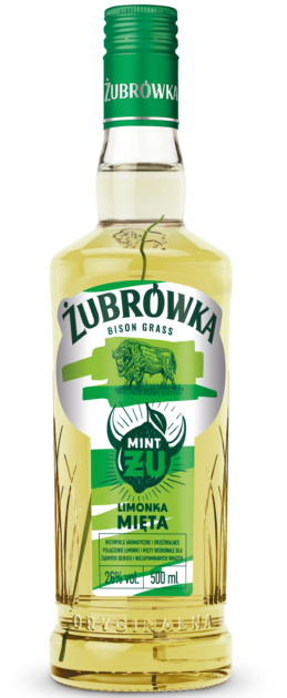 Żubrówka Bison Grass Limonka-Mięta