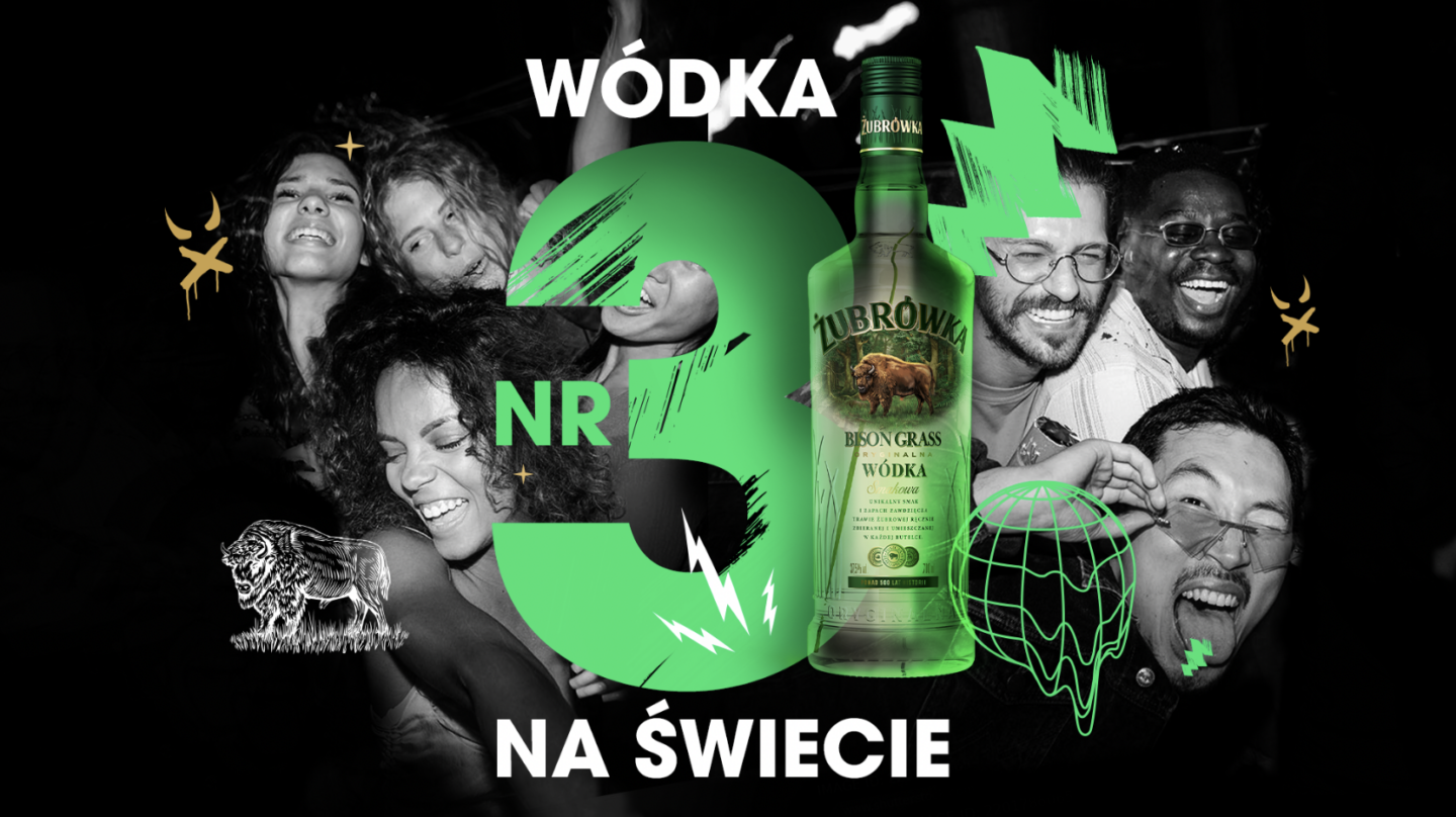 Żubrówka – trzecia najlepiej sprzedająca się wódka na świecie!